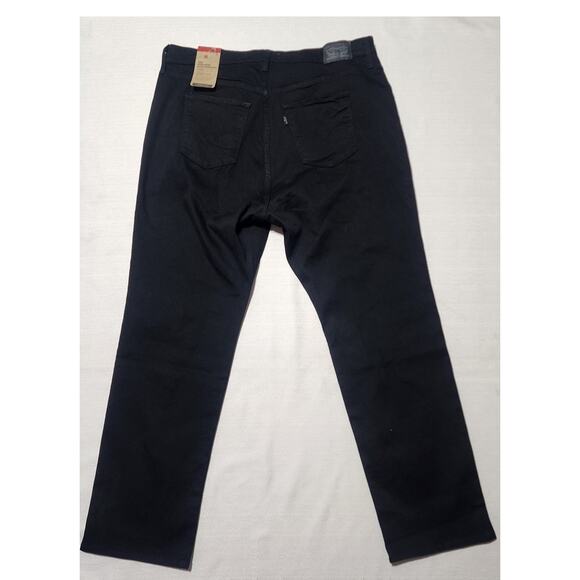 Levi's 724 high rise slim straight jeans size 38''x41'' women's black - Picture 5 of 9